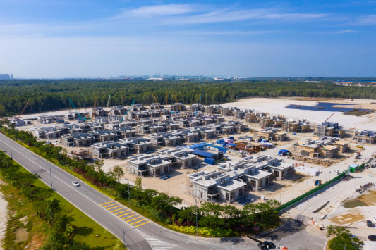 高爾夫別墅-上水居3建設(shè)實景