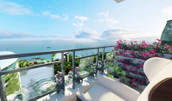 面向大海的陽臺(tái)風(fēng)景，永遠(yuǎn)是最美的